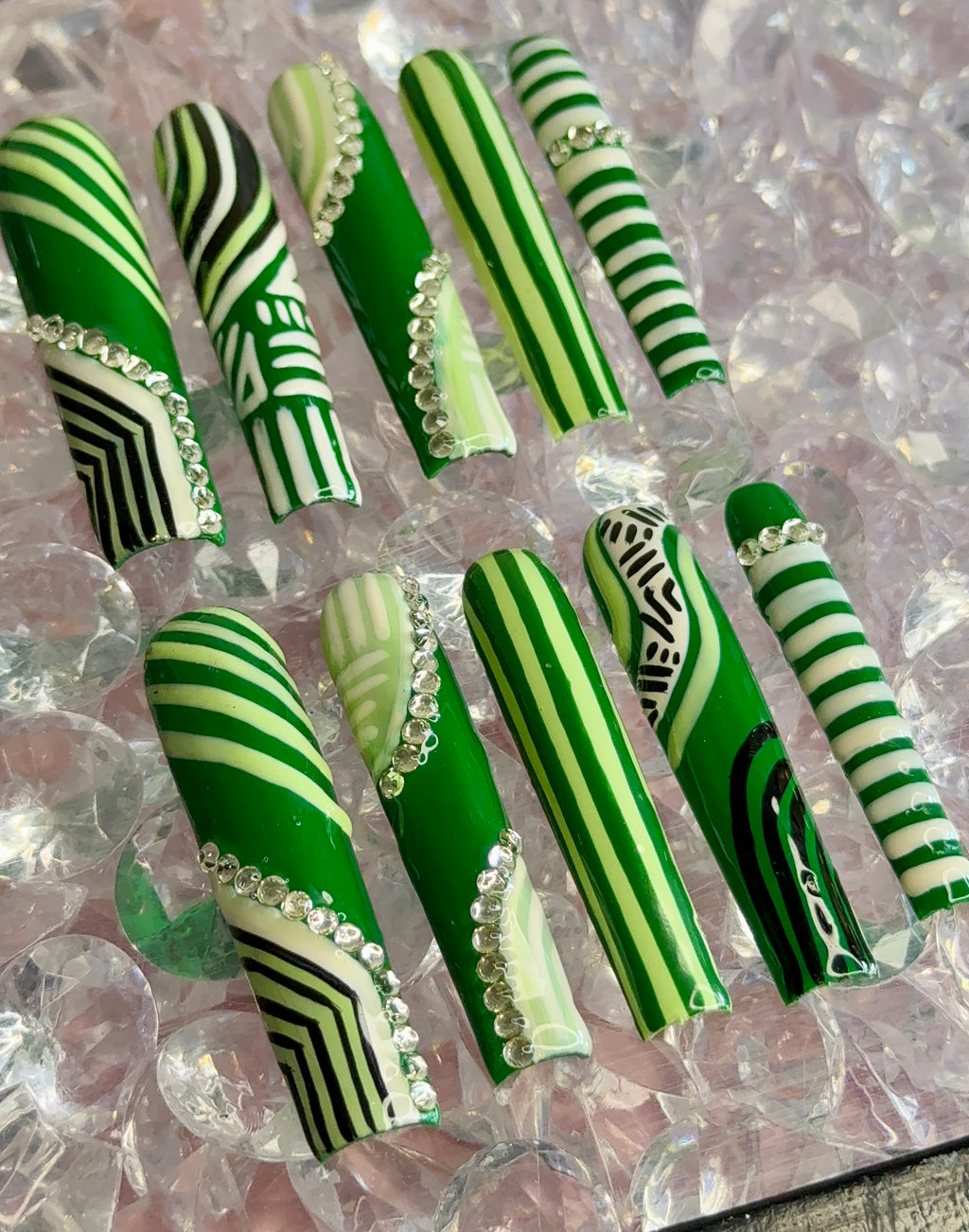 EMERALD SWIRLS (3XL)